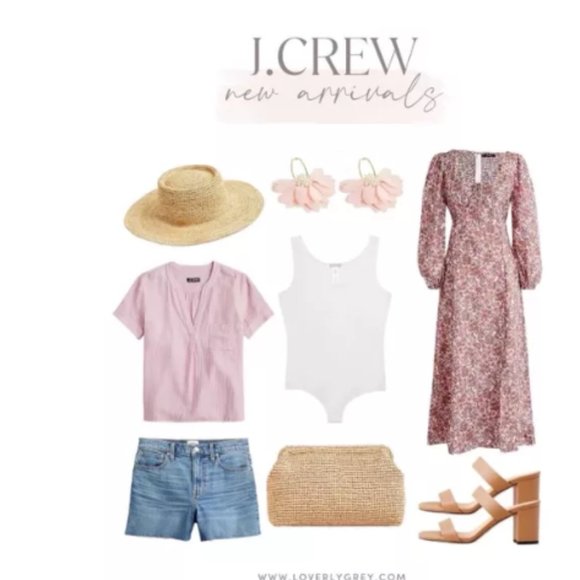 NWT J. Crew Sweetheart long-sleeve midi dress in fête floral Size 12 - Picture 2 of 9